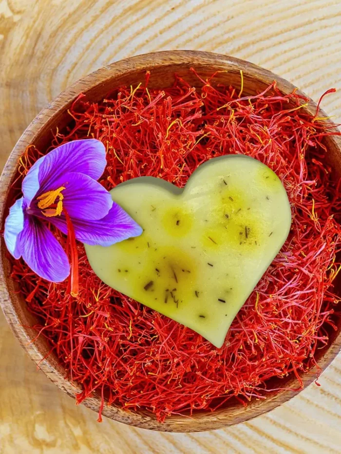 Saffron Soap | Organic Hydrating & Exfoliating Bar for All Skin Types